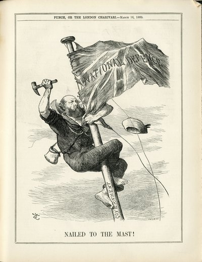 Illustrazione di John Tenniel (1820-1914) in Punch da John Tenniel