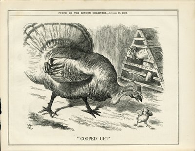 Illustrazione di John Tenniel (1820-1914) in Punch da John Tenniel