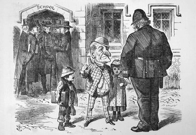 Mr Punch che fa appello a John Bull da John Tenniel