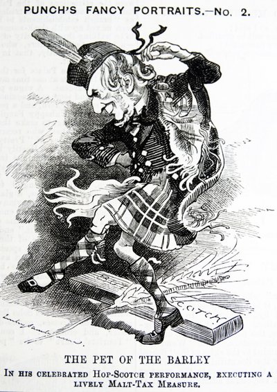 Satira politica raffigurante William Ewart Gladstone da John Tenniel