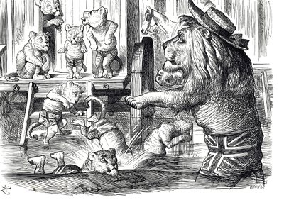 I consigli di Punch ai vacanzieri britannici al mare da John Tenniel