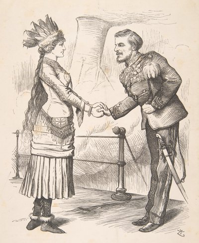Anche i migliori amici devono separarsi, Punch, 28 settembre 1878 da John Tenniel