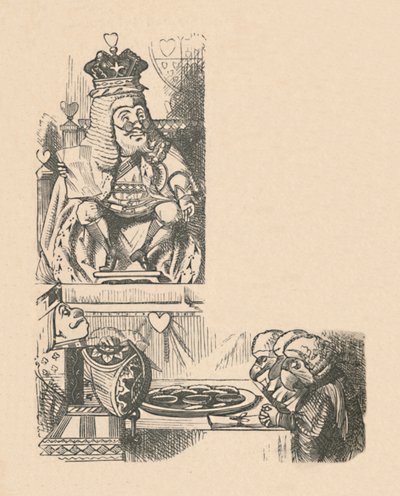 Il caso delle crostate, 1889 da John Tenniel