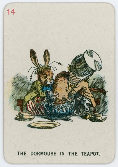 Il ghiro nella teiera da John Tenniel