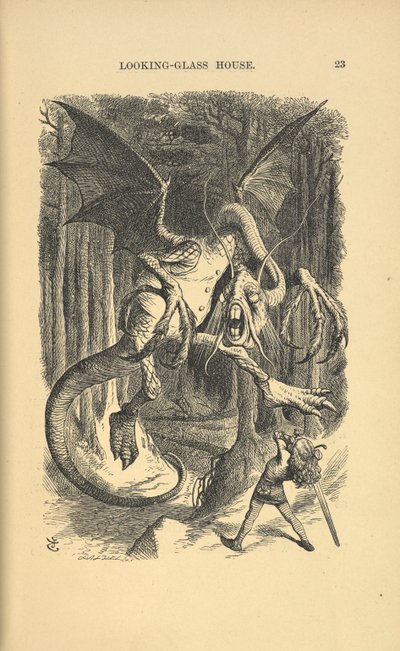 Il Jabberwocky da John Tenniel