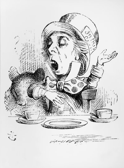 Il Cappellaio Matto, illustrazione da 