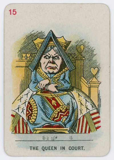 La regina in tribunale da John Tenniel