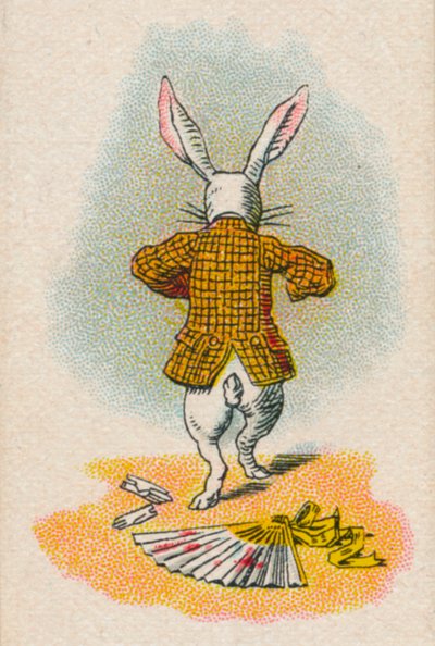 Il coniglio in fuga, 1930 da John Tenniel