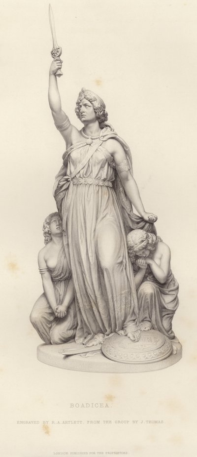 Ritratto della regina Boadicea da John Thomas