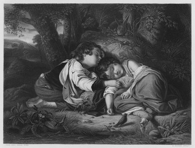 I Bambini nel Bosco, dal quadro nella Collezione Reale da John Thomas Peele