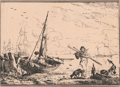 Scena del porto da John Thomas Serres