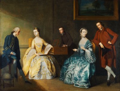 Ritratto di Gruppo della Famiglia Chambers da John Thomas Seton
