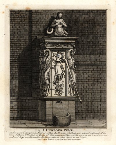 Una curiosa pompa nel cortile della Leathersellers