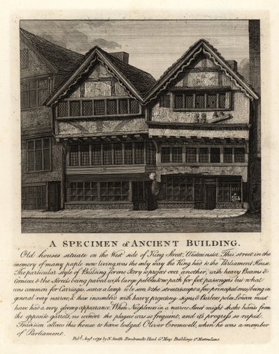 Un esempio di edificio antico da John Thomas Smith