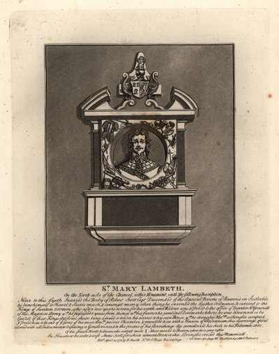 Effigie funeraria di Robert Scott, ufficiale dell