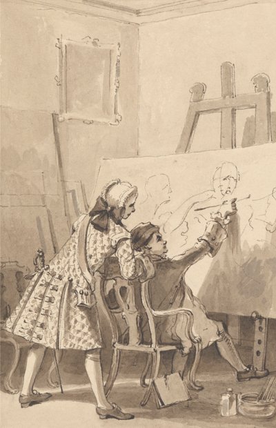 Hogarth che dipinge 