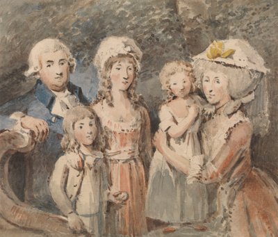 James Boswell e la sua famiglia da John Thomas Smith