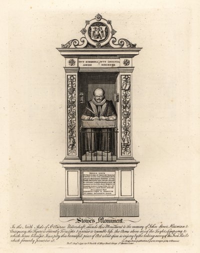 John Stowe, storico e antiquario da John Thomas Smith