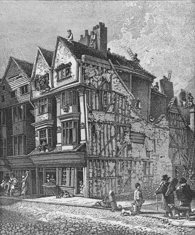 Long Lane, Smithfield, City of London, 1810 da John Thomas Smith