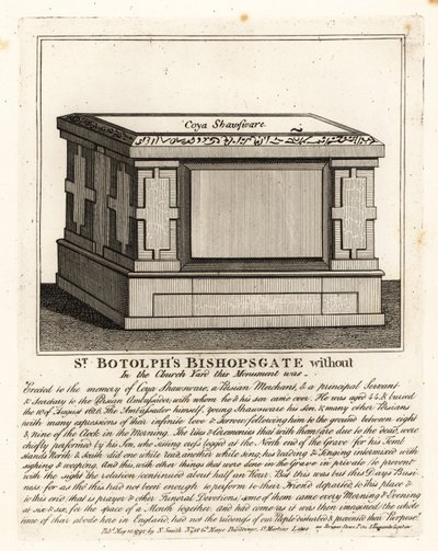 Monumento funerario in stile musulmano a Coya Shawsware, o Khwaja Shahsuwar (1582-1626), mercante e segretario di Nogdi beg l