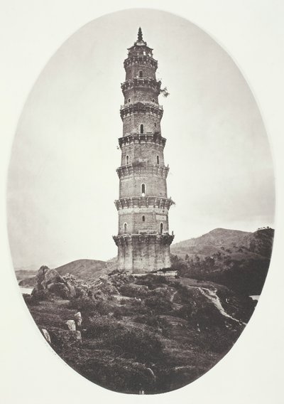 Una pagoda vicino a Chao-Chowfu da John Thomson