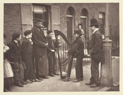Musicisti di strada italiani da John Thomson
