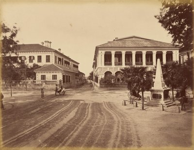 Edificio della Siemssen and Co. e monumento all