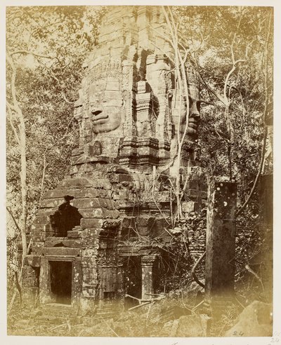 Il tempio Bayon, Angkor Thom da John Thomson