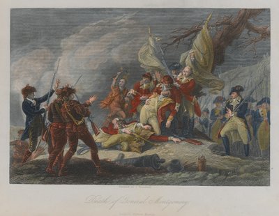 Morte del Generale Montgomery, 1775 da John Trumbull