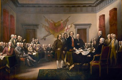 Dichiarazione di Indipendenza, 1819 da John Trumbull