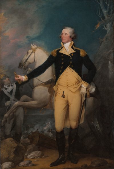 Generale George Washington a Trenton da John Trumbull