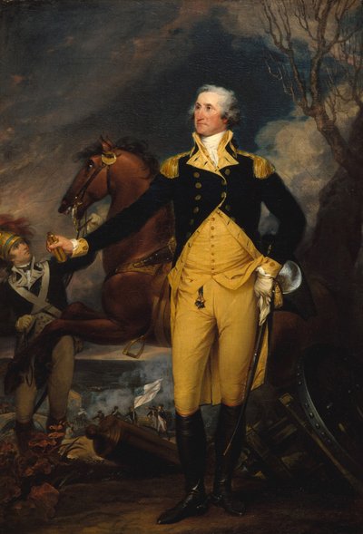 George Washington prima della battaglia di Trenton da John Trumbull