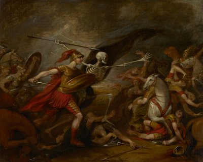 Giosuè alla battaglia di Ai - Assistito dalla Morte da John Trumbull
