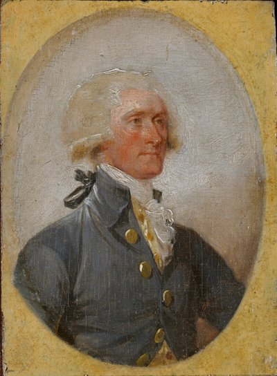 Miniatura del ritratto di Thomas Jefferson all