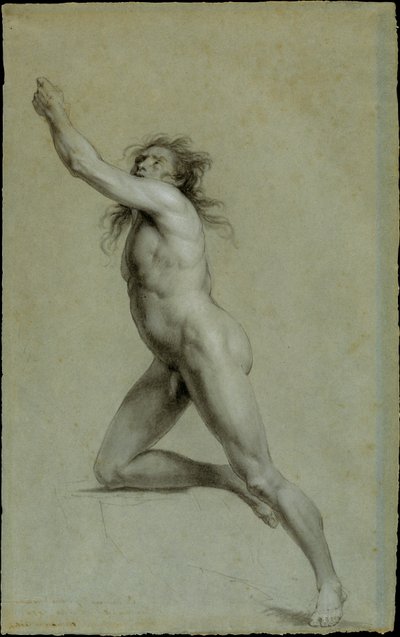 Studio dal vero: nudo maschile da John Trumbull