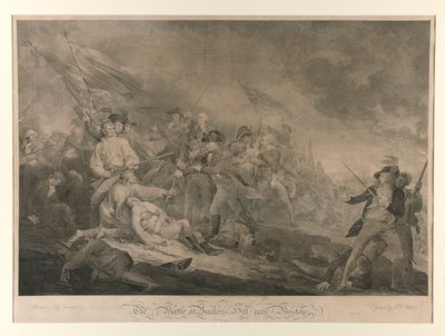 La battaglia di Bunker da John Trumbull