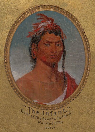 "Der Säugling," Häuptling der Seneca-Indianer da John Trumbull