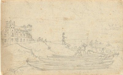 Senza titolo, da folio: Schizzi in Francia e Germania, uno dei 22 fogli in Folio B da John Trumbull