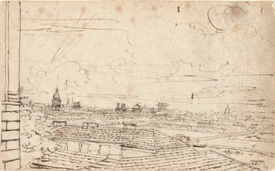 Veduta di Parigi da John Trumbull