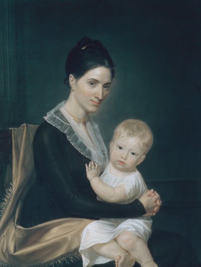 Signora Marinus Willett e suo figlio Marinus, Jr., ca. 1802 da John Vanderlyn