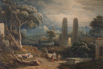 Un temporale, 1817-1818 da John Varley