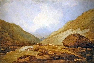 Veduta nel Passo di Llanberis da John Varley