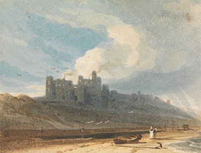 Castello di Bamburgh, Northumberland da John Varley