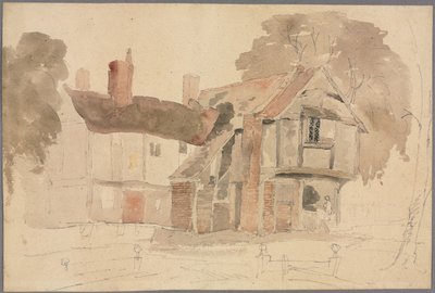 Cortile della chiesa di Bray, 1807 da John Varley