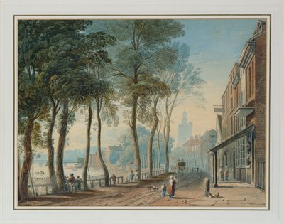 Cheyne Walk, Chelsea, 1816 da John Varley