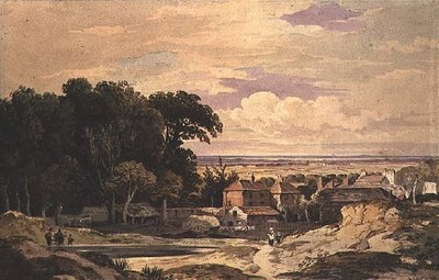 Frognal, Hampstead, c.1825 da John Varley