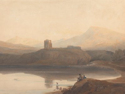 Lago di Llanberis, con Castello Dolbadern da John Varley