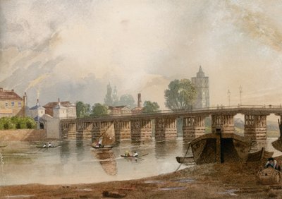 Vecchio ponte di Battersea da John Varley