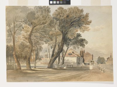 Schizzo dal vero sul Tamigi (Chelsea) da John Varley