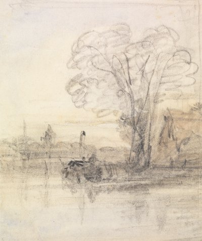 Alberi che sovrastano un fiume da John Varley